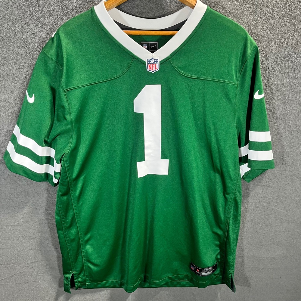Nike New York Jets Sauce Gardner 1 NFL Jersey Green Mens XL